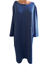 AB Studio Stripped Dress Size 16 Long Sleeve - $278.12 MXN