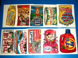 2005 Wacky Packages All New Series 2 {ANS2} Complete Set of &quot;TATTOO&#39;S&quot; 1... - $3.99