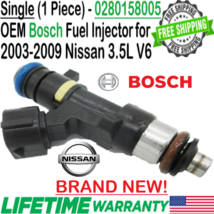 NEW OEM Bosch x1 Fuel Injector for 2003-2009 Nissan Maxima Altima Quest 3.5L V6 - £51.41 GBP