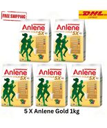 5 X Anlene Gold 5X Milk Powder 1kg Adult 45+ Years Old Or Older DHL EXPRESS - $179.90
