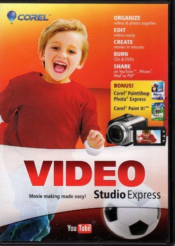 Corel VideoStudio Express 2011, PaintShopPhoto Express, Paint It! Bundle - $19.19