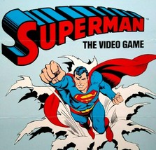 Superman Arcade Flyer Original 1988 Video Game Artwork Comic Super Hero Retro - £42.95 GBP