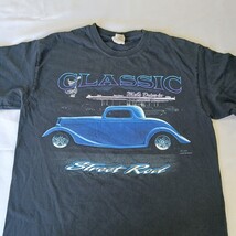 Gildan Ultra Cotton CLASSIC STREET ROD Men's Blue Graphic T-Shirt Short Sleeve M image 9
