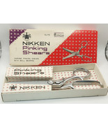Vintage Boxed Chrome Nikken Pinking Shears, 8 Inch - $25.61