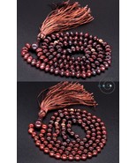 TWO 108 mala beads necklaces for meditation with your partner, brecciate... - £59.62 GBP