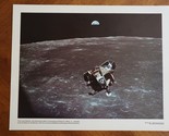 Vintage NASA 11x14 Photo/Print 69-HC-861 Lunar Module w/ Armstrong &amp; Aldrin - £9.59 GBP