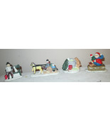 Berrie Christmas Ornament and 3 others Porcelain Sleding Boy  4 pieces t... - £22.81 GBP