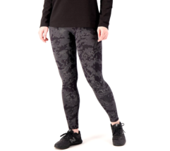 AnyBody Jacquard Smoothing Legging- Grey Marble, XS - £16.65 GBP