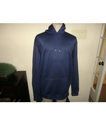 Under Armour Blue Blank Polyester Hooded Sweatshirt  Adult LGT  New w/o ... - $34.90