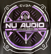 EVGA NU Audio T Shirt Lifelike Gaming Mens 2XL Double Side Graphics Blac... - £14.52 GBP