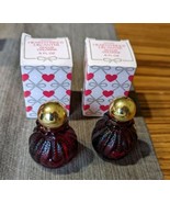 Lot Of 2 Vintage Avon Heartstrings Decanter Occur Cologne .5 Oz. in Box ... - £10.09 GBP