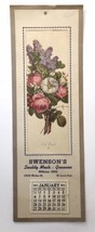 c.1952 Calendar Swenson&#39;s Meats &amp; Groceries St. Louis Park J.L. Prevost Art - £23.15 GBP