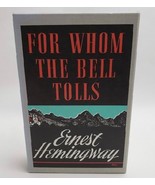 To Whom The Bell Tolls Book Ernest Hemingway First Edition Library FEL S... - £42.73 GBP