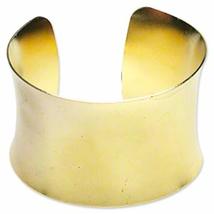 2 Wide Gold Tone Finish Steel Bangle Blank Craft Supplies - £7.99 GBP