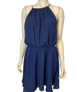 Pixi + Ivy Navy Spaghetti Strap Dress Lined Size L - $19.47 CAD