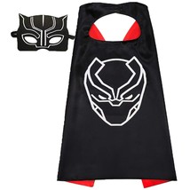 Black Panther Cape Mask for Kids Super Heros Cosplay Costumes Dress U - £6.33 GBP
