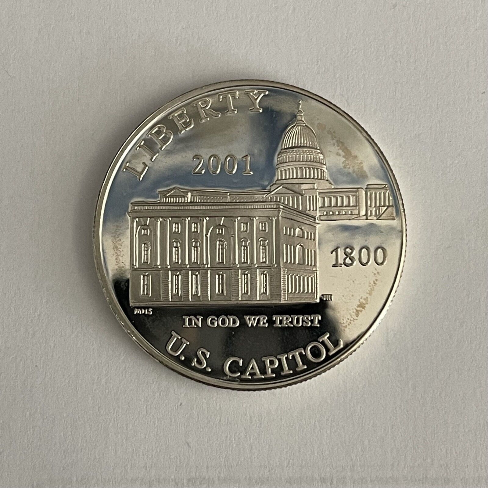 Primary image for 2001-P  "Capitol Visitor Center" Commemorative Silver Dollar
