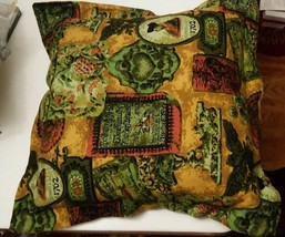 000 Vintage 1762 Kitschy Throw Pillow 22x21 Inches 1970&#39;s? Paul Revere F... - $12.99