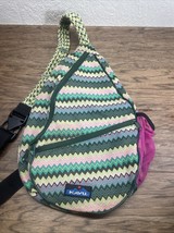 Kavu Chevron Colorful Hiking Outdoor Sling Rope Woman&#39;s Backpack KG JD - $375.11 MXN