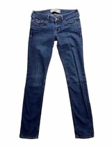 Hollister Womens Jeans 1 Regular 25 33 Low Rise Logo Straight Leg - $16.83