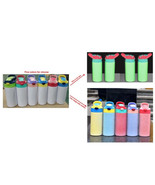 UV Color Change &amp; Glow in Dark 12oz Blank Sublimation Sippy Cup Straight... - $127.12 MXN