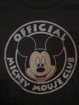 Nwt - Official Mickey Mouse Club Size Youth Xl Black &amp; Gray Long Sleeves Tee - £4.69 GBP