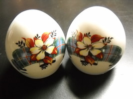 Sandford England Salt and Pepper Shakers Set Fine Bone China Bloom with ... - £10.26 GBP