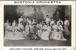 Bostonia Womens Orchestra Proctor&#39;s Theatre Newark NJ 1910 Postcard Y11 - $18.95