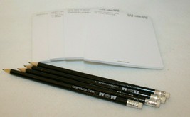 Cranium WOW 2007 Game 4 replacement black pencils &amp; 4 white note pads - $14.95