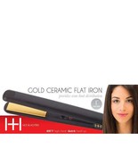 Annie Hot &amp; Hotter Gold Ceramic On/Off Flat Iron 1&quot; - $21.99