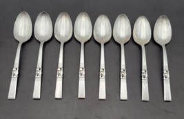 Community Morning Star Table Spoon set of 8 Silver Plate Vintage - £29.42 GBP