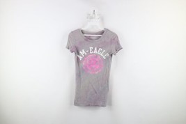 American Eagle Outfitters Womens XS Spell Out Acid Wash Short Sleeve T-S... - $19.75