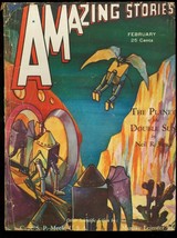 Amazing Stories 1932 FEB-UNUSUAL Robot Cvr G/VG - £174.45 GBP