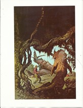 vintage Frank Frazetta 11&quot; x 9&quot; Book Plate Print- Beyond the Forest Star - £5.59 GBP