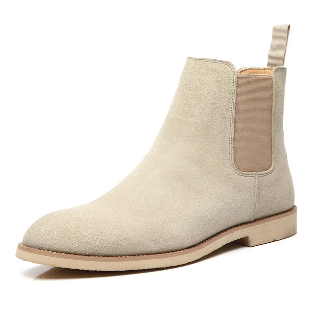 Eng style  designer men casual chelsea boots spring autumn ankle boot   leather  - £226.35 GBP