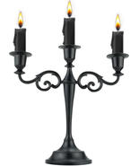 3 Metal Candelabra – Candlesticks Holder for Formal Events, Holiday Déco... - $490.37 MXN