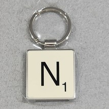 Scrabble &#39;N&#39; Key Chain In Box Wild &amp; Wolf by Hasbro 1.5&quot; x 1.5&quot; Tile New In Box - £7.58 GBP