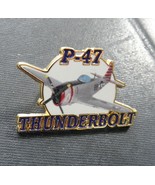 AIR FORCE THUNDERBOLT P-47 AIRCRAFT LAPEL PIN BADGE 1.5 INCHES - £4.66 GBP