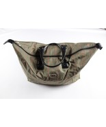 Diane Von Furstenberg DVF Leather Handled Plaid Travel Luggage Weekender... - $42.52