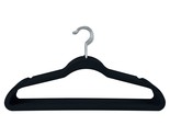 10 Super Slim Velvet Huggable Hangers In Black - $16.99