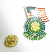 U.S. Army Desert Storm - Enamel Coated Metal Lapel Pin - £4.64 GBP