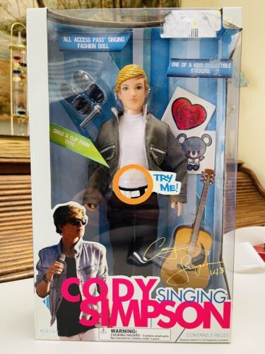 Primary image for CODY SIMPSON SINGING DOLL 12in All Access Singing Fashion Doll Figure NEW 2011