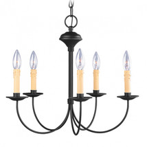 Livex Heritage Chandelier- Black - $6,623.15 MXN