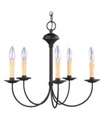 Livex Heritage Chandelier- Black - €307,79 EUR