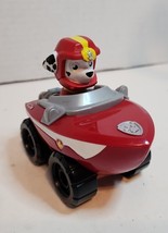 Paw Patrol Rescue Racer Sea Patrol Marshall 4&quot; Red Boat - Spin Master - £4.70 GBP