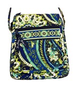 Vera Bradley Retired Rhythm and Blues (&#39;15) mini hipster Bag, 6&quot;w x 8&quot;H ... - $16.82