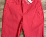 Khakis By Gap Shorts Women’s Size 2 City 10 Inch Bermuda Hot Pink Salmon - £11.58 GBP