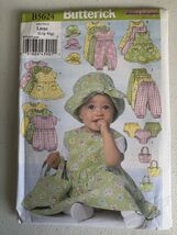 Butterick B5624 Pattern Large (Lrg-Xlg) Uncut 2011 Baby Girl Wardrobe - $8.99