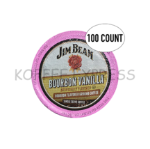 Jim Beam Bourbon Vanilla Single Serve Coffee, 100 count, Keurig 2.0 Compatible - £42.95 GBP