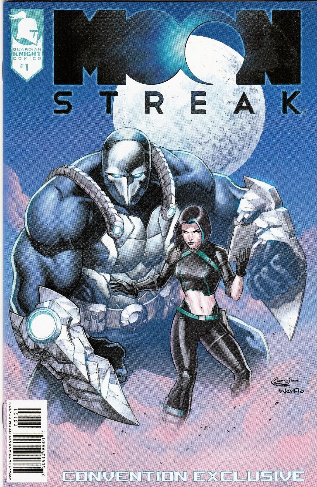 Primary image for MOON STREAK #1 (Sept. 2015) Guardian Knight - ALAMO CITY COMIC CON EXCLUSIVE